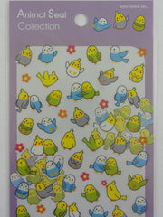 Cute Kawaii Mind Wave Birds Animal Sticker Sheet - for Journal Planner Craft Organizer Calendar