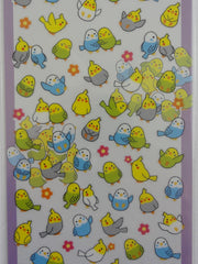 Cute Kawaii Mind Wave Birds Animal Sticker Sheet - for Journal Planner Craft Organizer Calendar