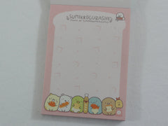 Cute Kawaii San-X Sumikko Gurashi Bread Bakers Mini Notepad / Memo Pad - C - 2019