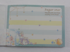 Cute Kawaii Crux Hedgehog Sugar Star Mini Notepad / Memo Pad - Stationery Designer Paper Collection