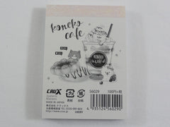 Cute Kawaii Koneko Cafe Cat Drink Mini Notepad / Memo Pad - E - Stationery Design Writing Collection