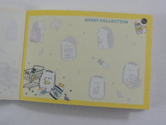 Cute Kawaii Kamio Hedgehog Grocery Shopping Soda Drink Mini Notepad / Memo Pad B - Stationery Designer Paper Collection