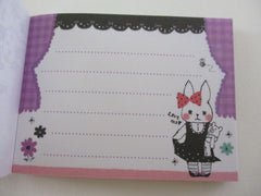 Cute Kawaii Mind Wave Rabbit My Rainy Day Mini Notepad / Memo Pad - Stationery Design Writing Collection