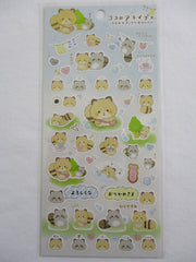 Cute Kawaii San-X Kokoro Araiguma Raccoon Sticker Sheet 2020 - A - for Planner Journal Scrapbook Craft