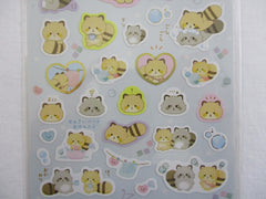 Cute Kawaii San-X Kokoro Araiguma Raccoon Sticker Sheet 2020 - B - for Planner Journal Scrapbook Craft