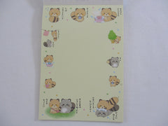 Cute Kawaii San-X Kokoro Araiguma Raccoon 4 x 6 Inch Notepad / Memo Pad - B - Stationery Designer Paper Collection