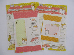 Cute Kawaii Crux Hamu Hamu Town Hamster Mini Letter Sets - B - Rare