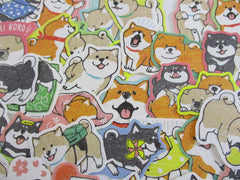 Cute Kawaii Dog Puppies Flake Stickers - 40 pcs - for Journal Planner Craft Scrapbook