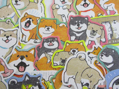 Cute Kawaii Dog Puppies Flake Stickers - 40 pcs - for Journal Planner Craft Scrapbook
