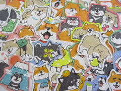 Cute Kawaii Dog Puppies Flake Stickers - 40 pcs - for Journal Planner Craft Scrapbook