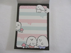 Cute Kawaii Crux Ghost Mini Notepad / Memo Pad - Stationery Design Writing Collection