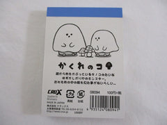 Cute Kawaii Crux Ghost Mini Notepad / Memo Pad - Stationery Design Writing Collection