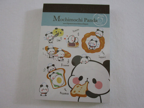 Cute Kawaii Kamio Mochi Panda Morning Breakfast Mini Notepad / Memo Pad - Stationery Design Writing Collection