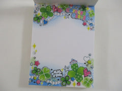 Cute Kawaii Pool Cool Clover Cute Leaf Mini Notepad / Memo Pad - Stationery Designer Paper Collection