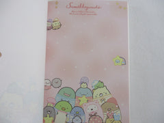 Cute Kawaii San-X Sumikko Gurashi Bath Shower theme 4 x 6 Inch Notepad / Memo Pad - Stationery Designer Paper Collection