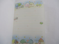 Cute Kawaii San-X Sumikko Gurashi Bath Shower theme 4 x 6 Inch Notepad / Memo Pad - Stationery Designer Paper Collection