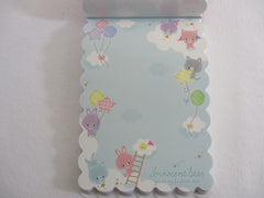 Cute Kawaii Q-Lia Innocent Star Bear Cat Rabbit 4 x 6 Inch Notepad / Memo Pad - Stationery Designer Paper Collection