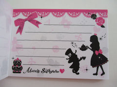 Cute Kawaii Kamio Alice Fairy Tale World Mini Notepad / Memo Pad - Vintage and Rare - Stationery Design Writing