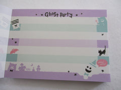 Cute Kawaii Crux Ghost Party Mini Notepad / Memo Pad - Stationery Design Writing Collection
