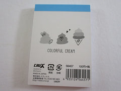 Cute Kawaii Crux Funny Colorful Poop Mini Notepad / Memo Pad - Stationery Design Writing Collection