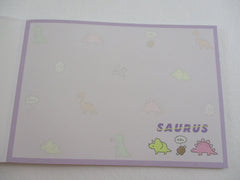 Cute Kawaii Kamio Dinosaurs 4 x 6 Inch Notepad / Memo Pad - Stationery Designer Paper Collection