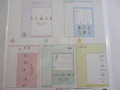 Cute Kawaii Crux Otter Hedgehog Penguin Shark Dog Animal Letter Set Pack - Stationery Writing Paper Penpal