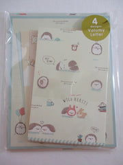 Cute Kawaii Q-Lia Hedgehog Rabbit Cute Wild Beasts Letter Set Pack - Stationery Paper Envelope Penpal
