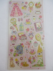 Cute Kawaii Mind Wave Fairy Tale Princess Theme Sticker Sheet - Pink Jewel Castle - for Journal Planner Craft