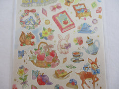 Cute Kawaii Mind Wave Fairy Tale Princess Theme Sticker Sheet - White Apple Forest - for Journal Planner Craft