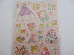 Cute Kawaii Mind Wave Fairy Tale Princess Theme Sticker Sheet - Pink Sleeping Beauty - for Journal Planner Craft