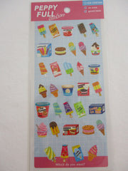 Cute Kawaii Mind Wave Peppy Full Series - Ice Cream Popsicle Sticker Sheet - for Journal Planner Craft