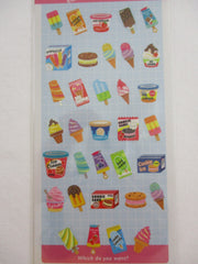 Cute Kawaii Mind Wave Peppy Full Series - Ice Cream Popsicle Sticker Sheet - for Journal Planner Craft