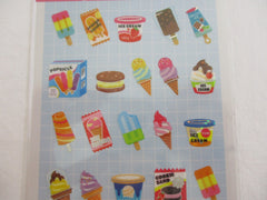 Cute Kawaii Mind Wave Peppy Full Series - Ice Cream Popsicle Sticker Sheet - for Journal Planner Craft
