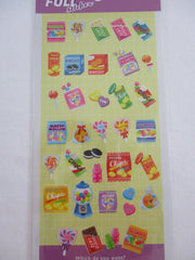 Cute Kawaii Mind Wave Peppy Full Series - Biscuit Cookies Snack Chocolate Oreo Gummy Sticker Sheet - for Journal Planner Craft