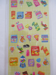 Cute Kawaii Mind Wave Peppy Full Series - Biscuit Cookies Snack Chocolate Oreo Gummy Sticker Sheet - for Journal Planner Craft