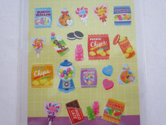 Cute Kawaii Mind Wave Peppy Full Series - Biscuit Cookies Snack Chocolate Oreo Gummy Sticker Sheet - for Journal Planner Craft