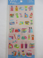 Cute Kawaii Mind Wave Peppy Full Series - House Supply Soap Toilet Paper Tissue Toothpaste Chores Cleaning Supplies Healthy Sticker Sheet - for Journal Planner Craft