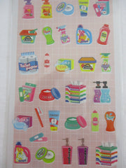 Cute Kawaii Mind Wave Peppy Full Series - House Supply Soap Toilet Paper Tissue Toothpaste Chores Cleaning Supplies Healthy Sticker Sheet - for Journal Planner Craft