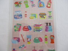 Cute Kawaii Mind Wave Peppy Full Series - House Supply Soap Toilet Paper Tissue Toothpaste Chores Cleaning Supplies Healthy Sticker Sheet - for Journal Planner Craft