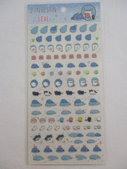 Cute Kawaii San-X Jinbesan Whale Sticker Sheet - A - for Planner Journal Scrapbook Craft