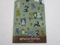 Cute Kawaii Naito Cats Kitten Sticker Sheet - for Journal Planner Craft Agenda Organizer Scrapbook