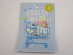 Cute Kawaii Crux Choice Mart Shopping Cart Stickers Flake Sack - Drinks