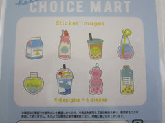 Cute Kawaii Crux Choice Mart Shopping Cart Stickers Flake Sack - Drinks