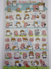 Cute Kawaii Mind Wave Cat Everyday Bad and Good Days Sticker Sheet - for Journal Planner Craft