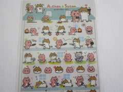 Cute Kawaii Mind Wave Cat Everyday Bad and Good Days Sticker Sheet - for Journal Planner Craft