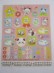 Cute Kawaii Kamio Mochi Panda Large Sticker Sheet - Collectible - for Journal Planner Craft Stationery