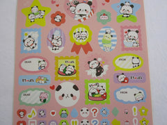 Cute Kawaii Kamio Mochi Panda Large Sticker Sheet - Collectible - for Journal Planner Craft Stationery