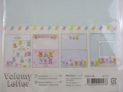 Cute Kawaii Q-Lia Love You All Bears Letter Set Pack - writing paper envelope stationary