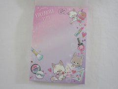 Cute Kawaii Q-Lia Cat Love Letter Enchanted Time Mini Notepad / Memo Pad - Stationery Designer Paper Collection