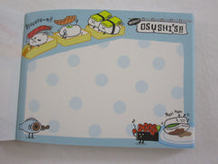 Cute Kawaii Mind Wave Sushi Mini Notepad / Memo Pad - Stationery Designer Writing Paper Collection